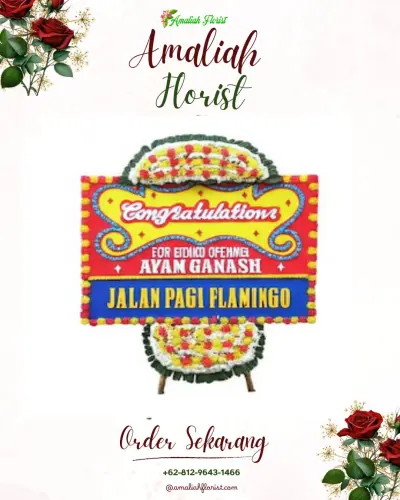 Bunga Papan Congratulation di Hegarmulya